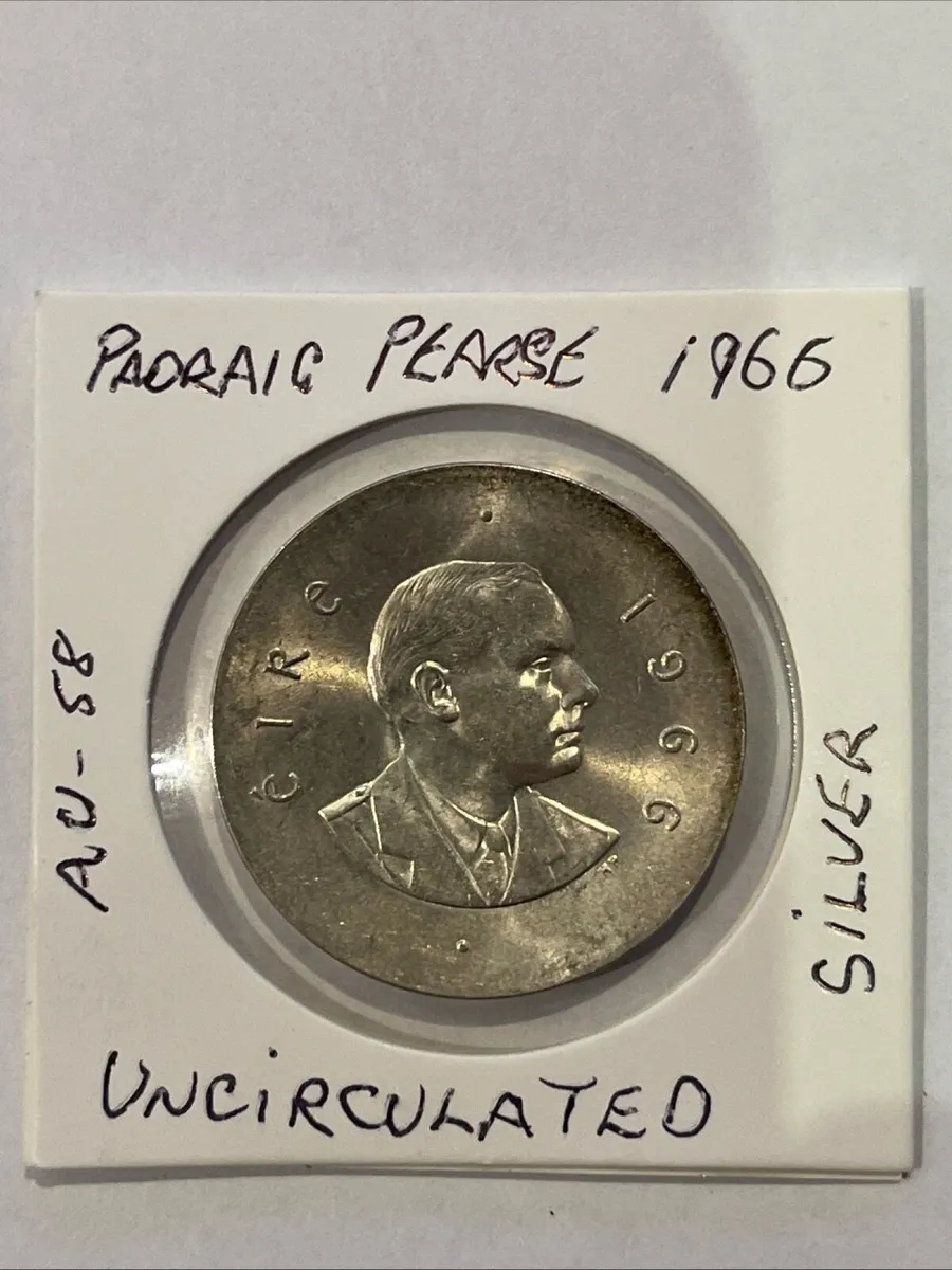 1966 Padraig Pearse Silver Coin - Image 1