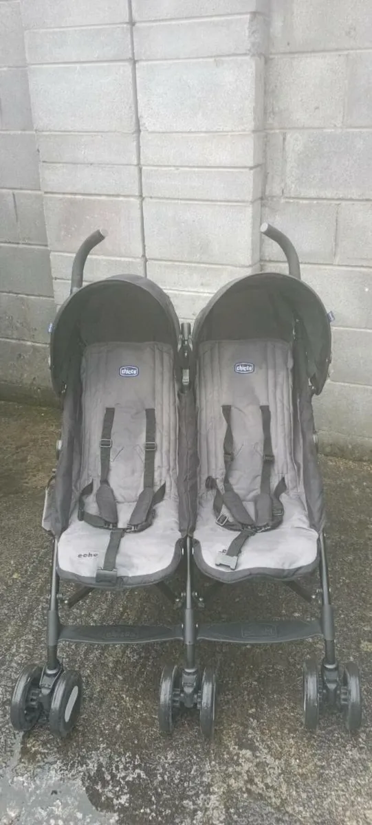 Chicco echo double buggy stroller - Image 1