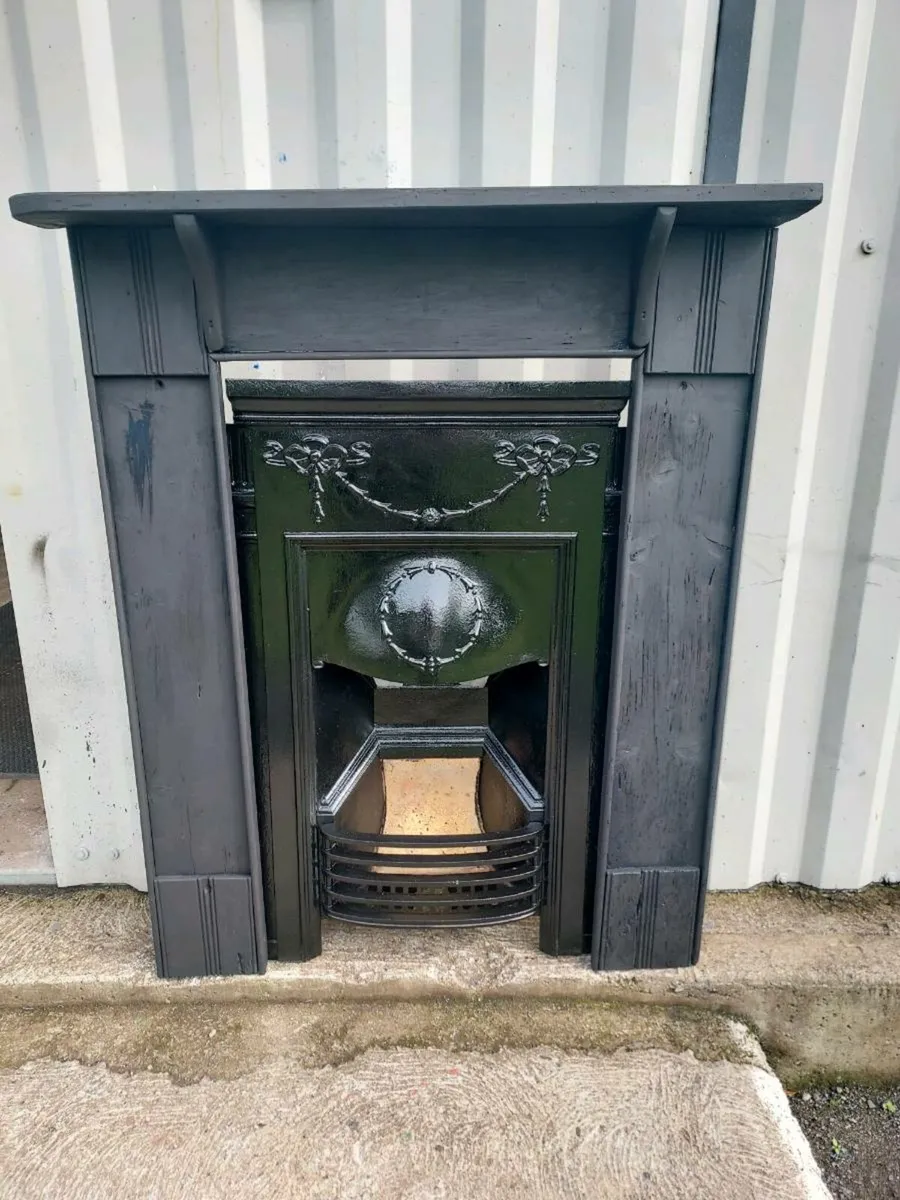 Cast iron fire place