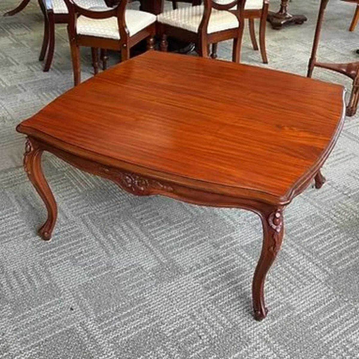 Fabulous mahogany coffee table