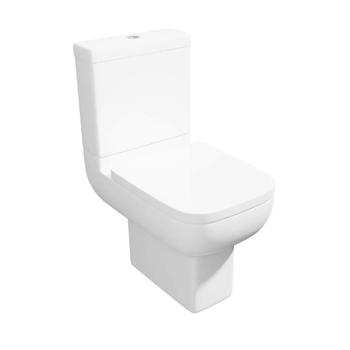 Luxury Square Toilet RIMLESS Complete in One Box