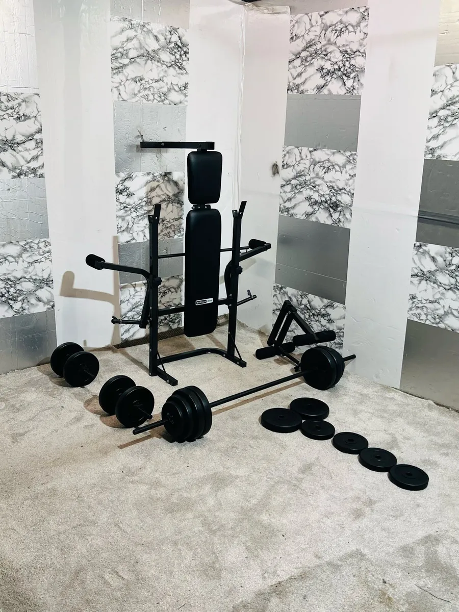 WEIGHT BENCH  BARBELL WEIGHTS DUMBBELLS - Image 3