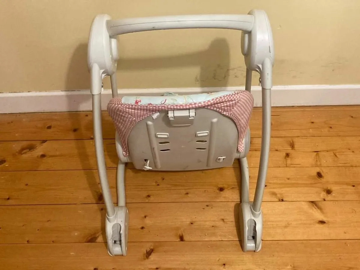 Mamas & Papas Foldable Baby Swing with Music - Image 2