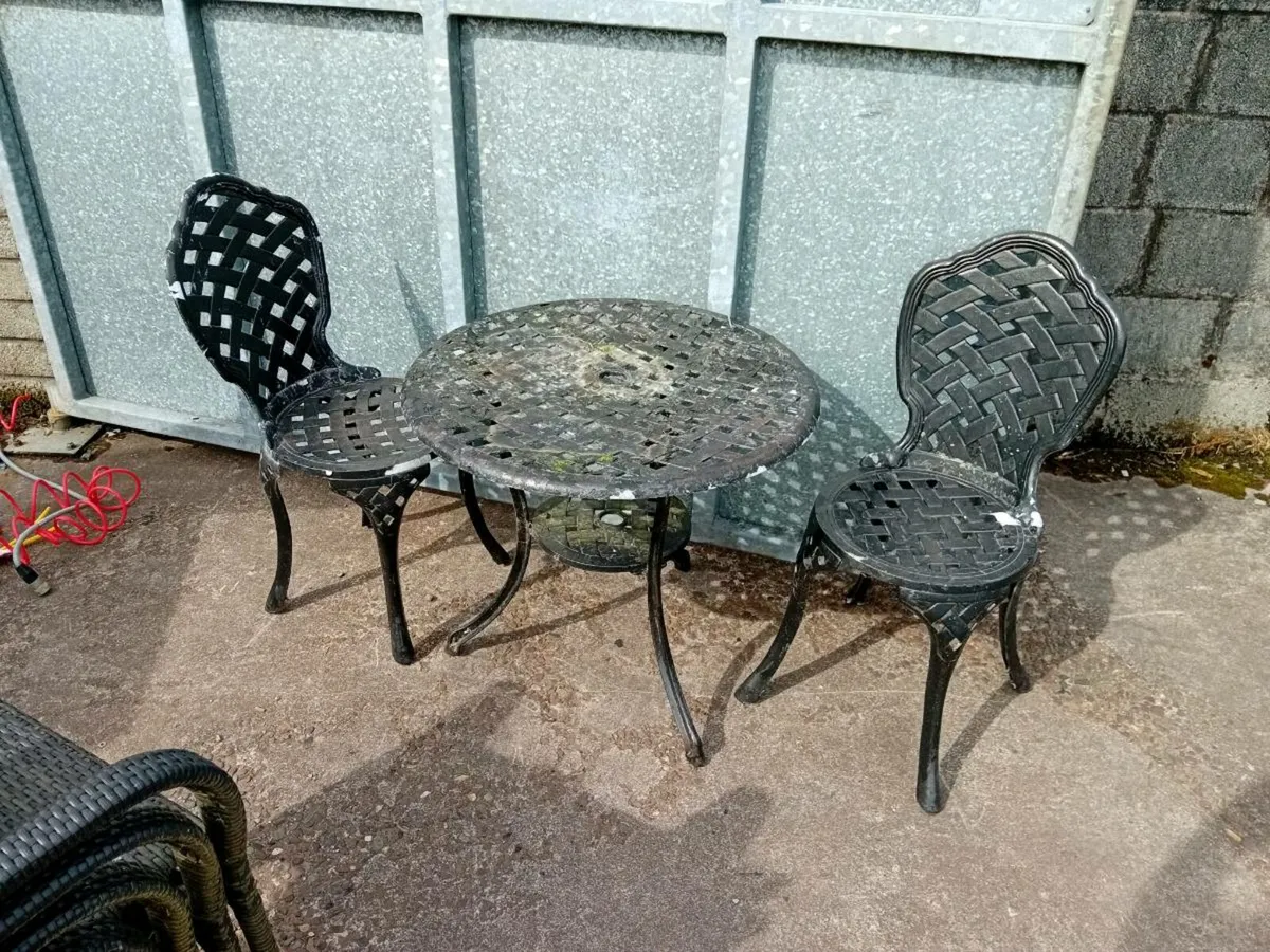 Bistro rattan chairs - Image 1