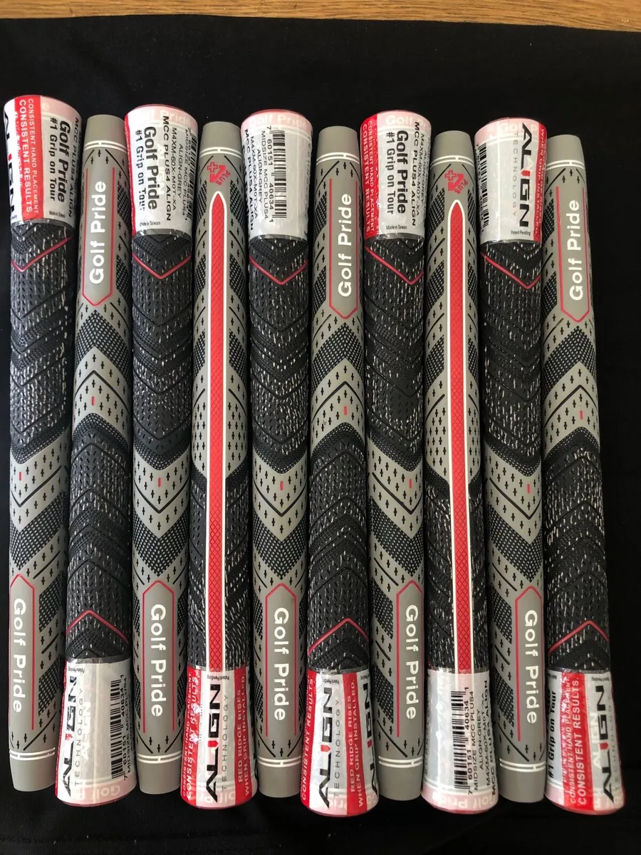 (10) MIDSIZE Golf Pride MCC Align Grips - Image 1