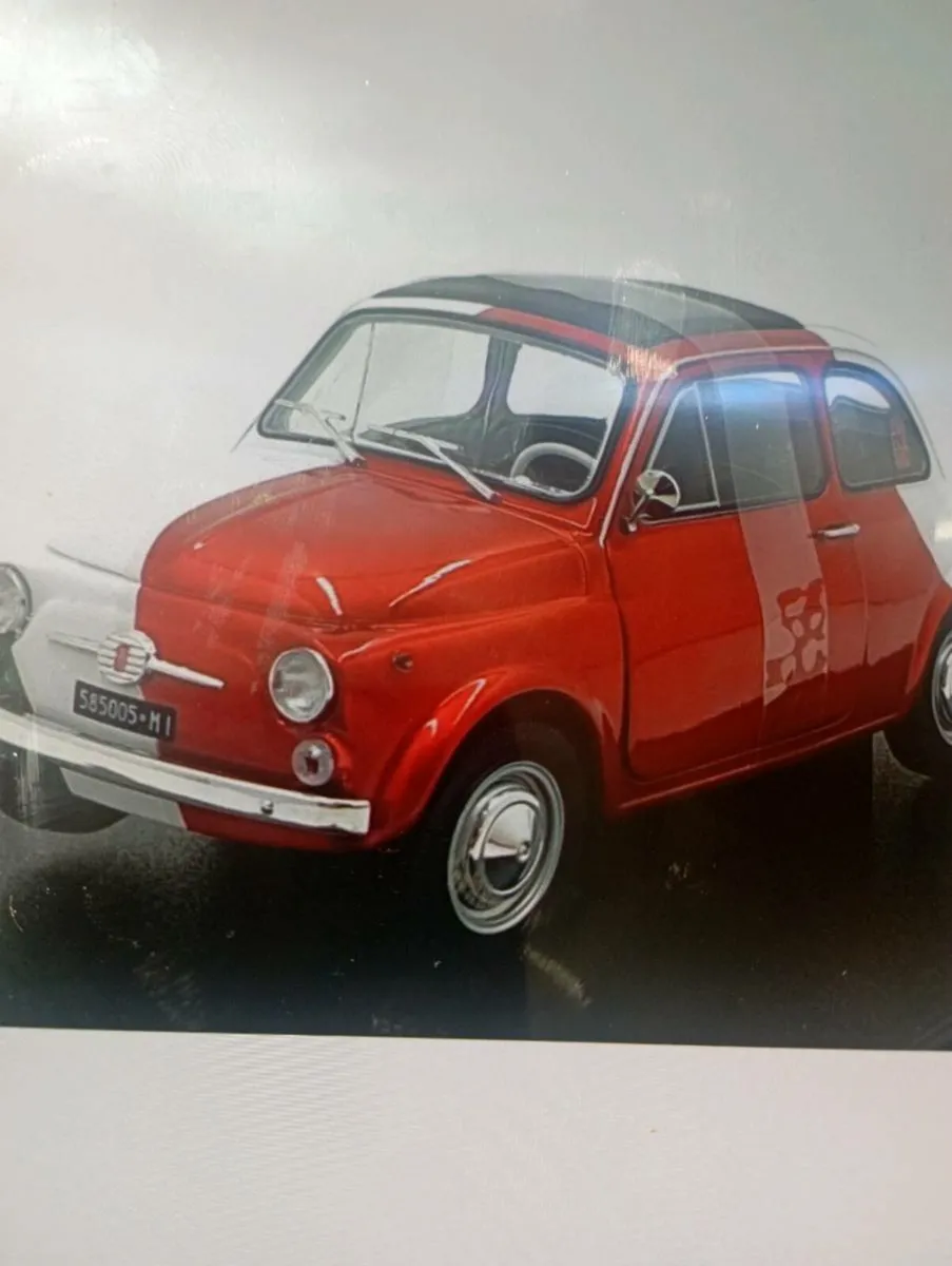 1-18 SOLIDO FIAT 500  ITALIAN LIVERY TRIBUTE 1965 - Image 2