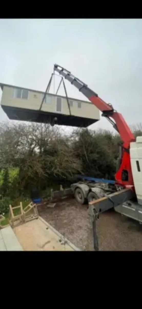 Mobile home transportation
