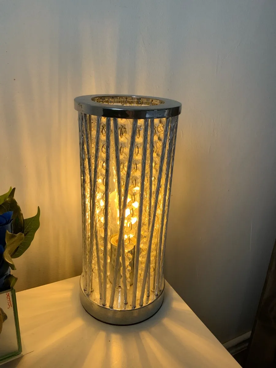 Diamanté bedside table lamps - Image 3