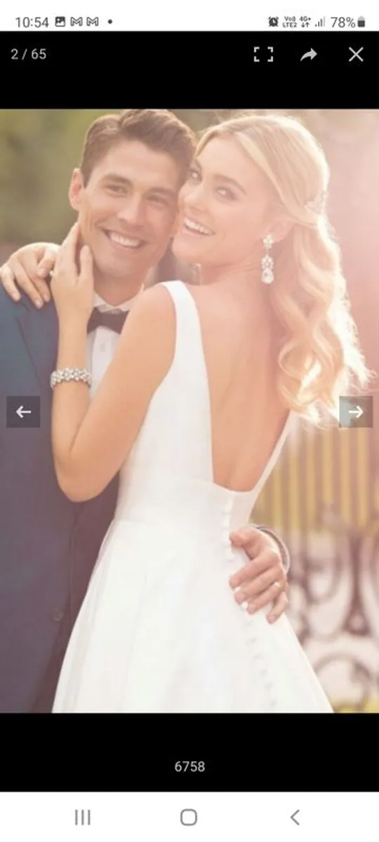 Wedding dress never worn unaltered - Image 3
