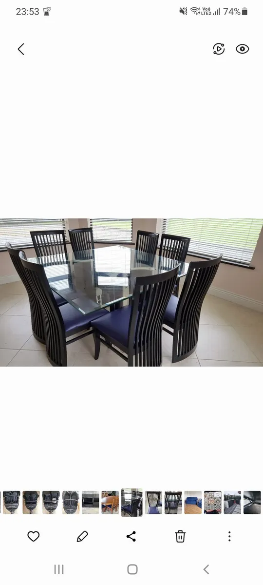 Kitchen table and chairs - Image 1