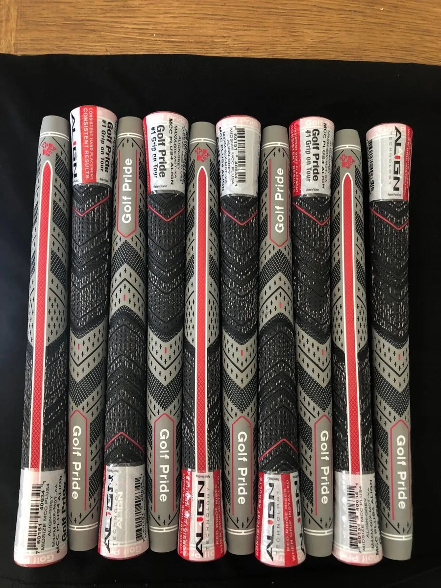 (10) MIDSIZE Golf Pride MCC Align Grips - Image 1
