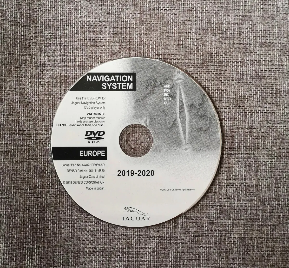 Sat Nav DVD Jaguar