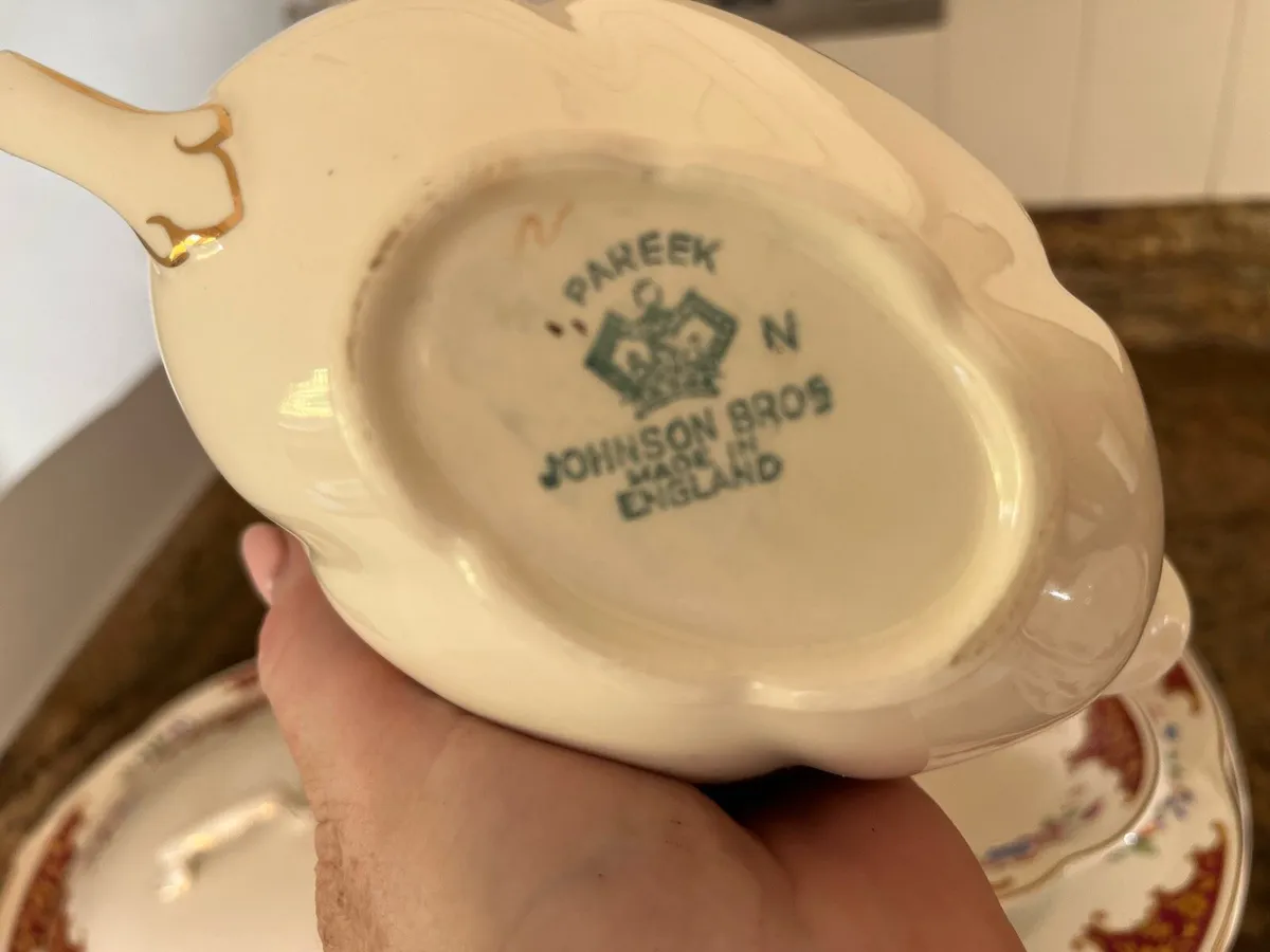 Antique full dinner service - Image 3