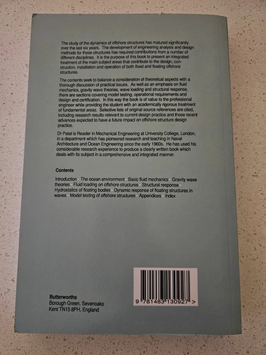 Paperback: Dynamics of Offshore Structures - Image 2