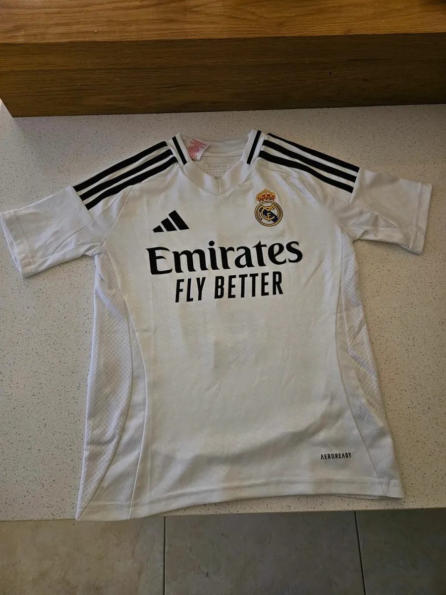 Real Madrid Mbappe 9-10y Jersey - Image 2