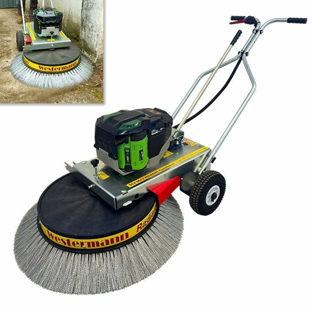 EGO Battery Powered Westermann Moss Brush - Image 1