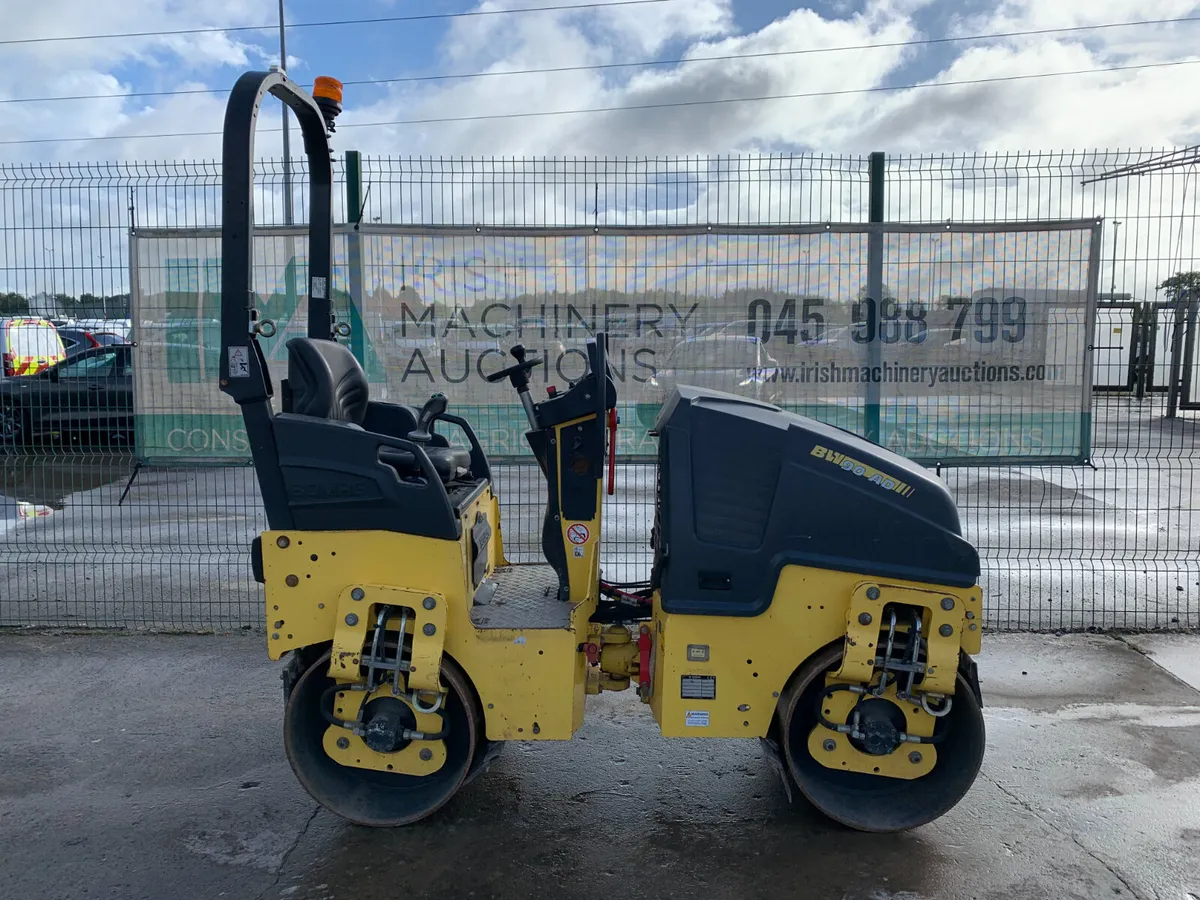 2019 BOMAG BW90AD TWIN DRUM ROLLER FOR AUCTION - Image 3