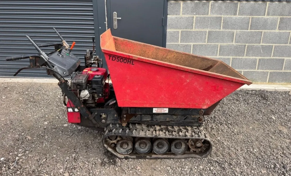 Honda HD500 DL tracked Hi Tip dumper - Image 3