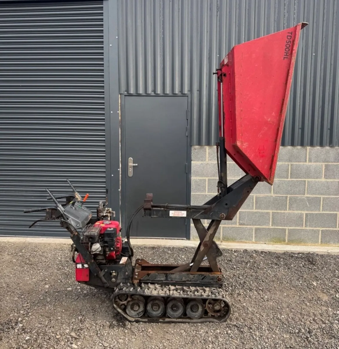 Honda HD500 DL tracked Hi Tip dumper - Image 4