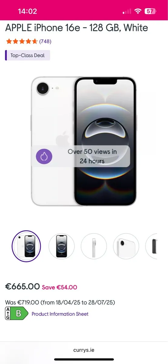 Brand new Apple iPhone 16e (SIM FREE) - Image 3