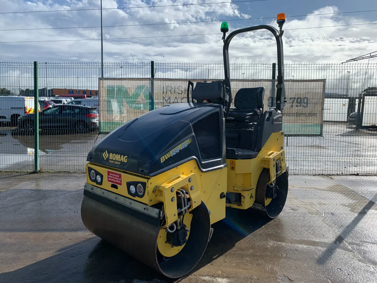 2023 BOMAG BW120AD TWIN DRUM ROLLER FOR AUCTION - Image 1