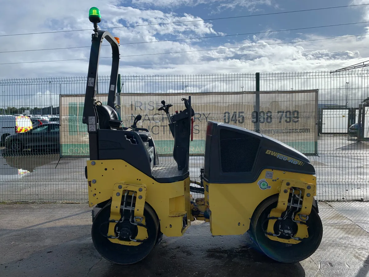 2023 BOMAG BW120AD TWIN DRUM ROLLER FOR AUCTION - Image 3