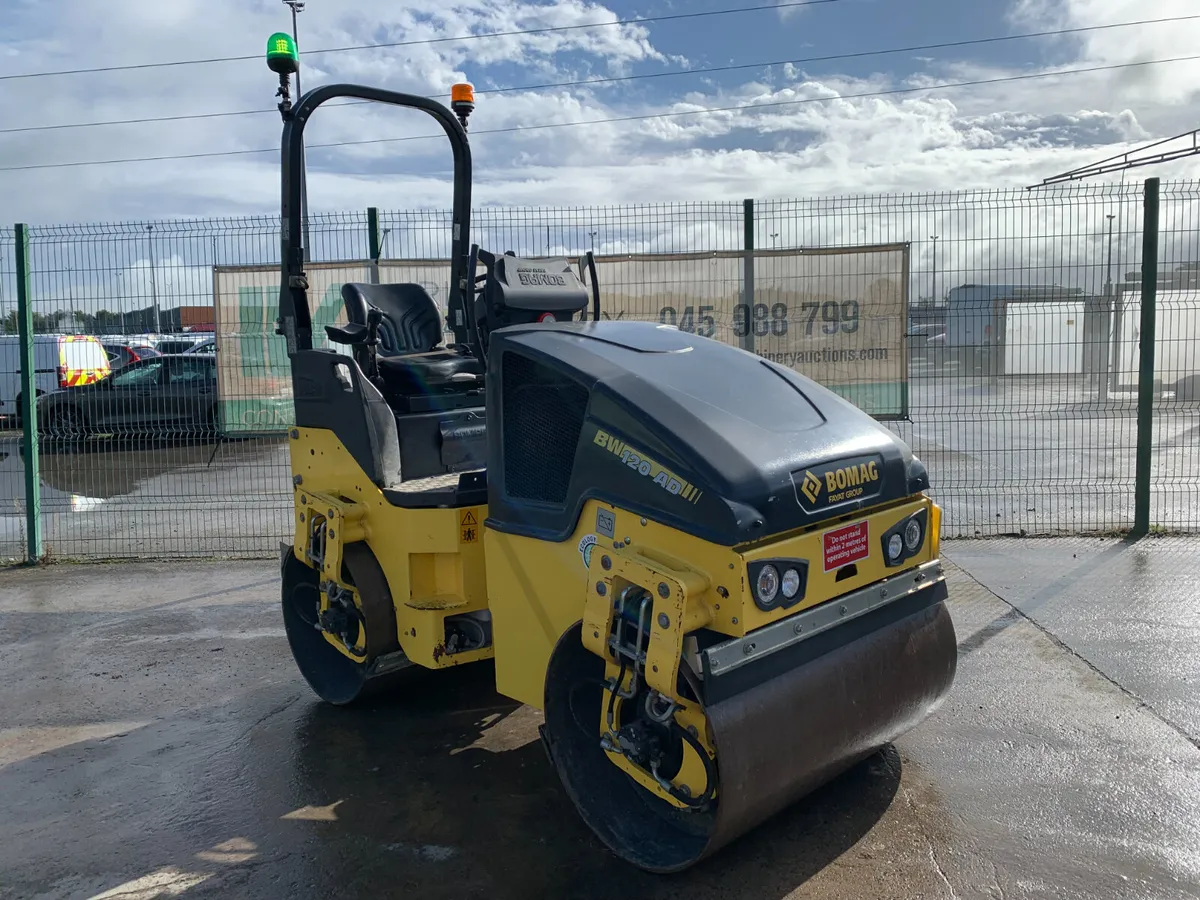 2023 BOMAG BW120AD TWIN DRUM ROLLER FOR AUCTION - Image 4