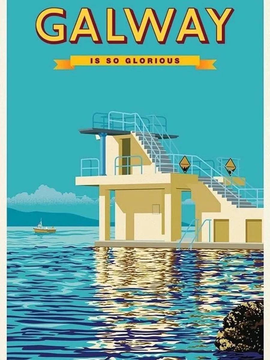 Galway 'Is So Glorious' Canvas Print - Image 2