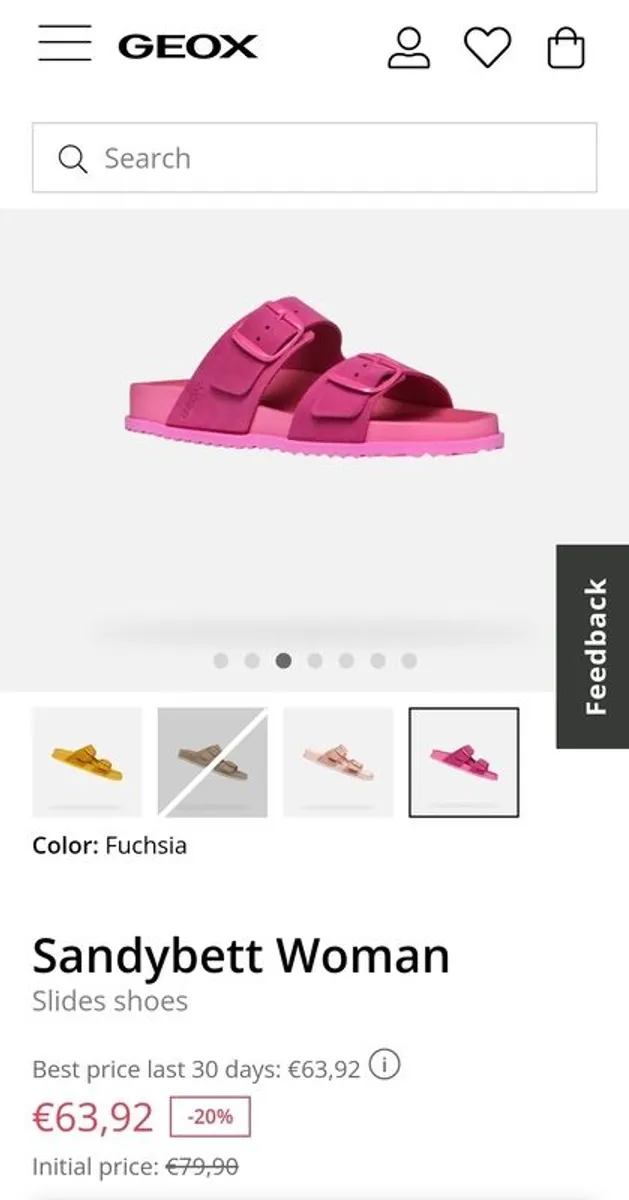 NEW IN BOX Geox Sandals / Sliders - Image 4