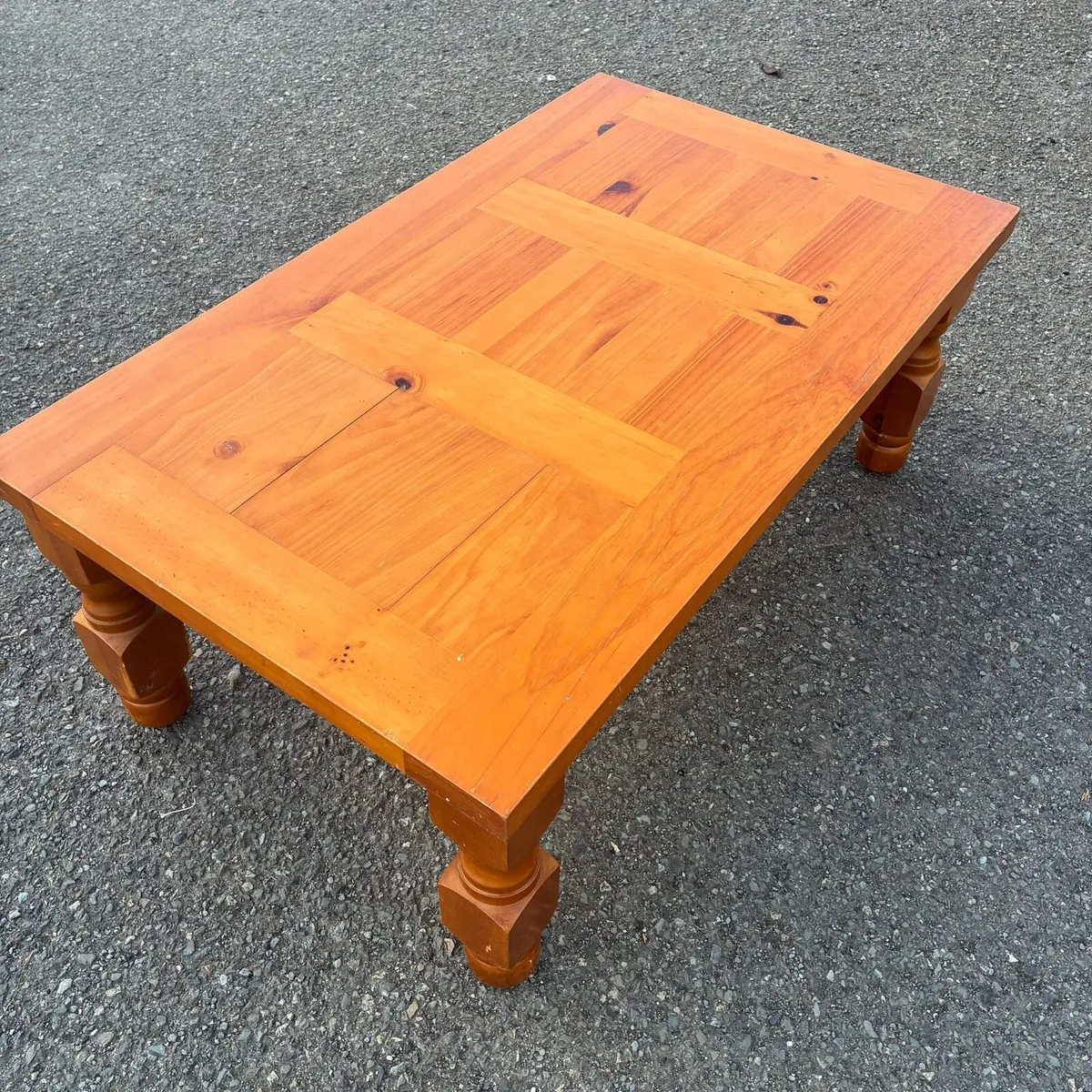 Solid Pine Coffee Table - Image 2