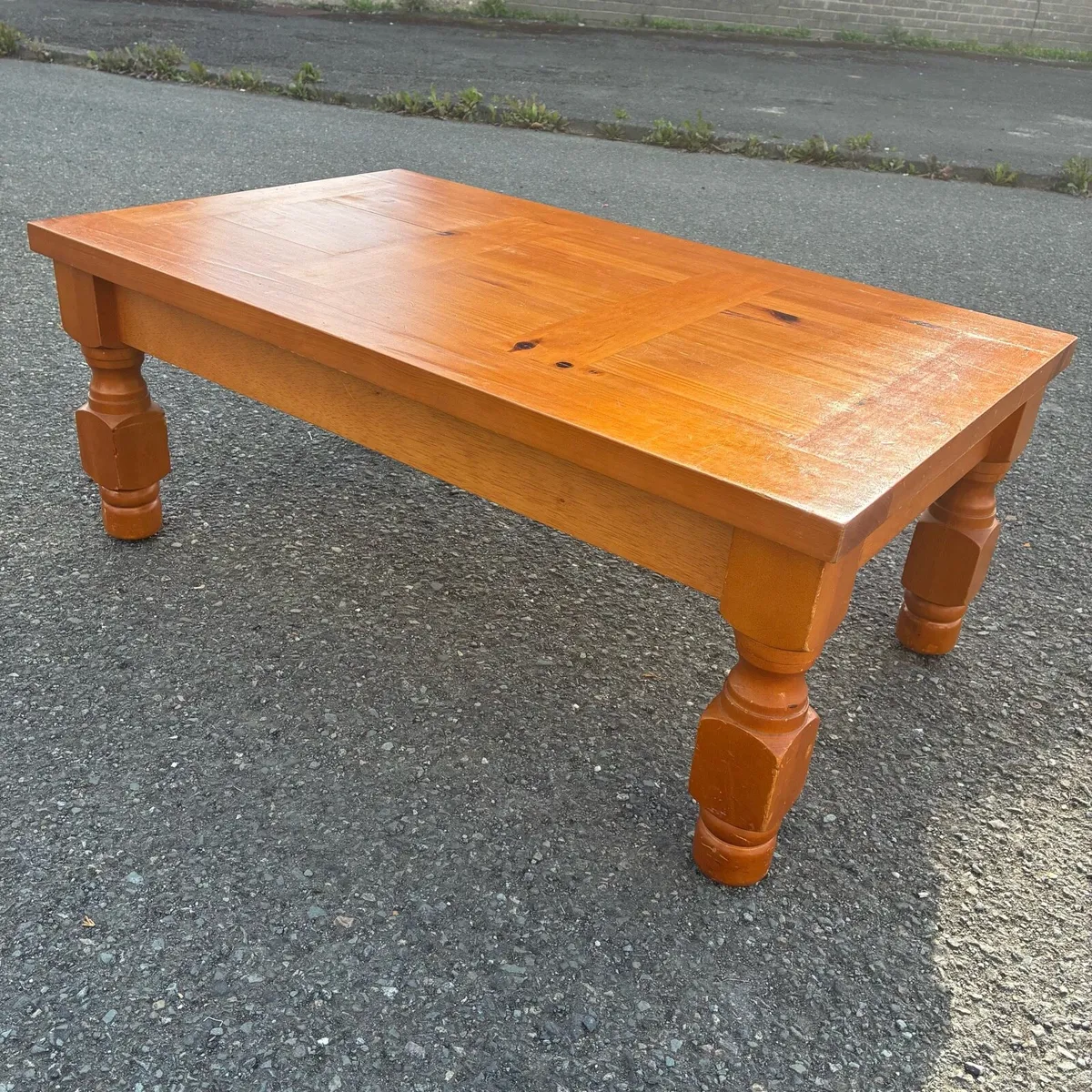 Solid Pine Coffee Table - Image 4