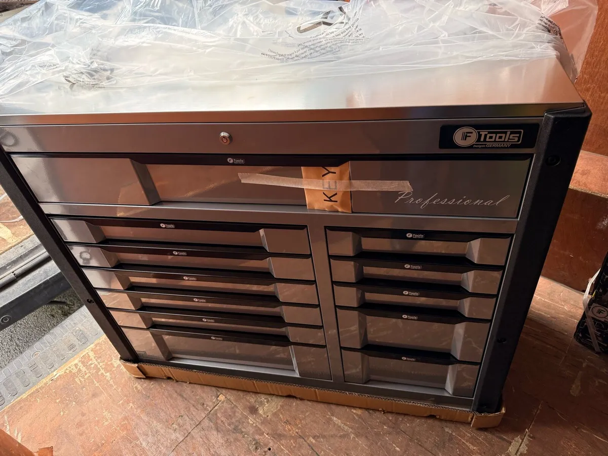 NEW 12 DRAWER TOOL CHEST FULL OF TOOLS - Image 3