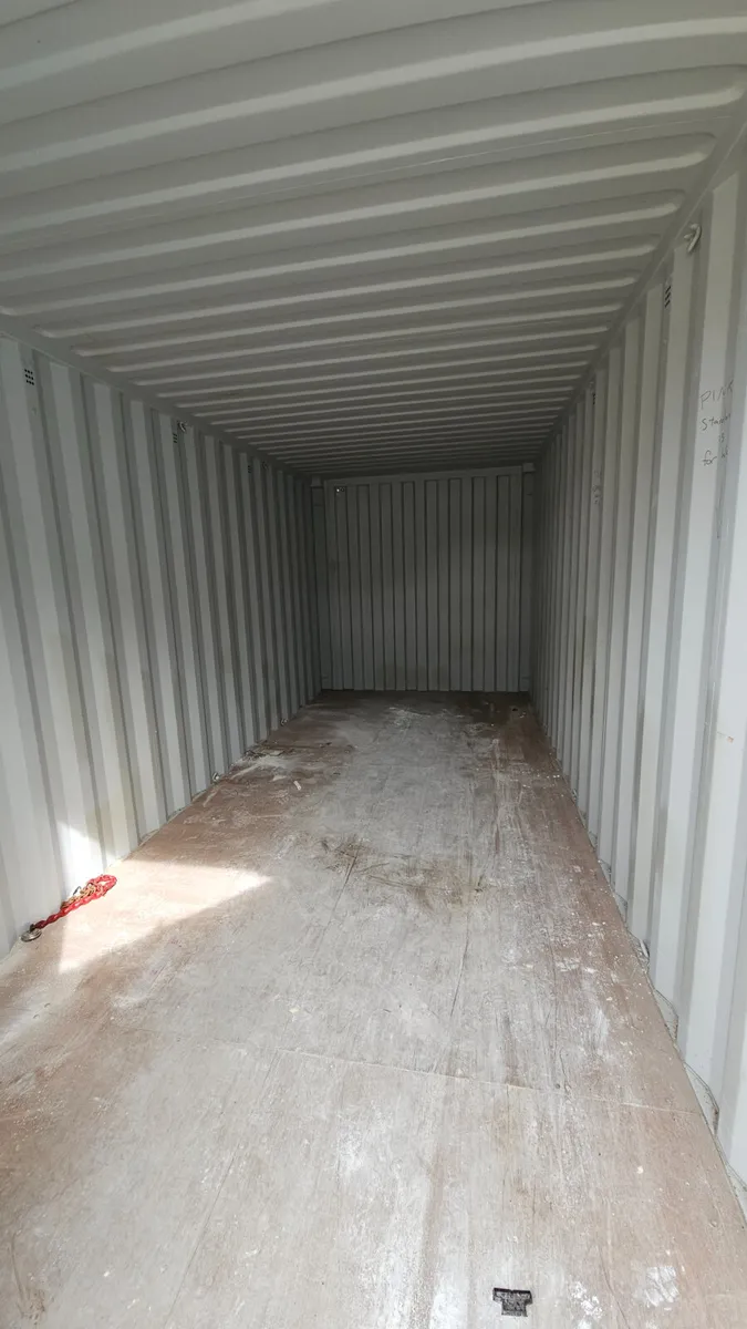 20ft x 8ft Shipping Containers One Trip - Blue - Image 2