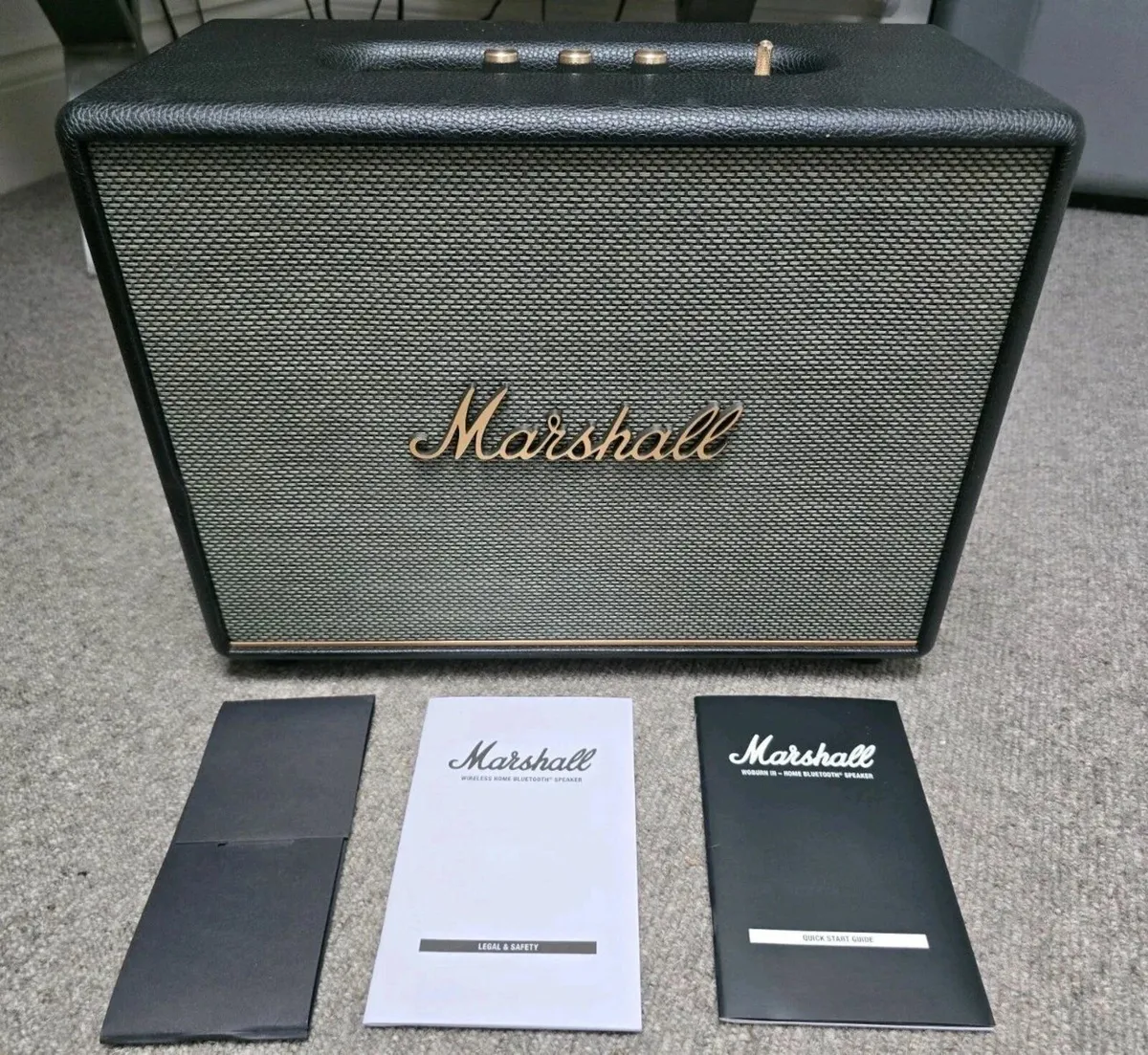 Marshall Bluetooth Speaker Woburn III Black - Image 1
