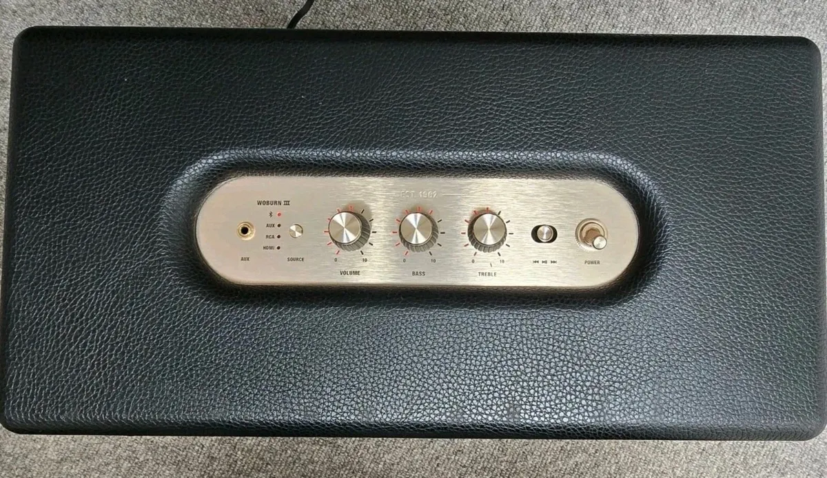 Marshall Bluetooth Speaker Woburn III Black - Image 4