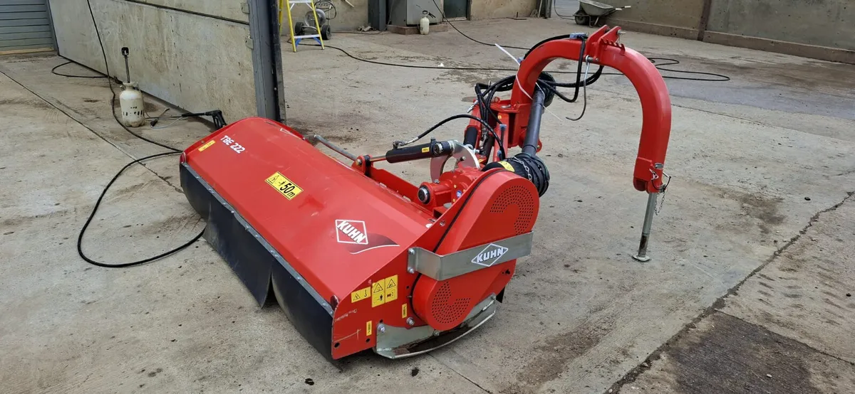 KUHN TBE222 Z LINKAGE FLAIL MULCHER, AS NEW - Image 4