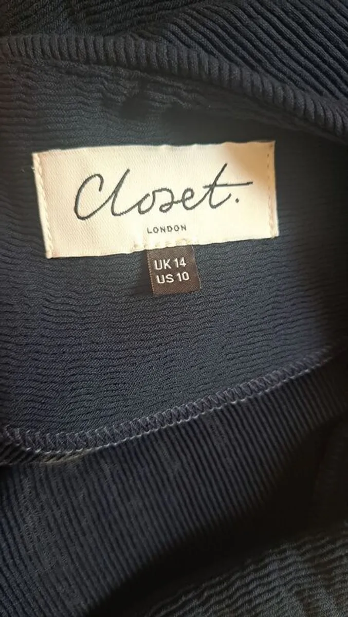 Closet London Ribbed Kimono Sleeve Dress - Image 4