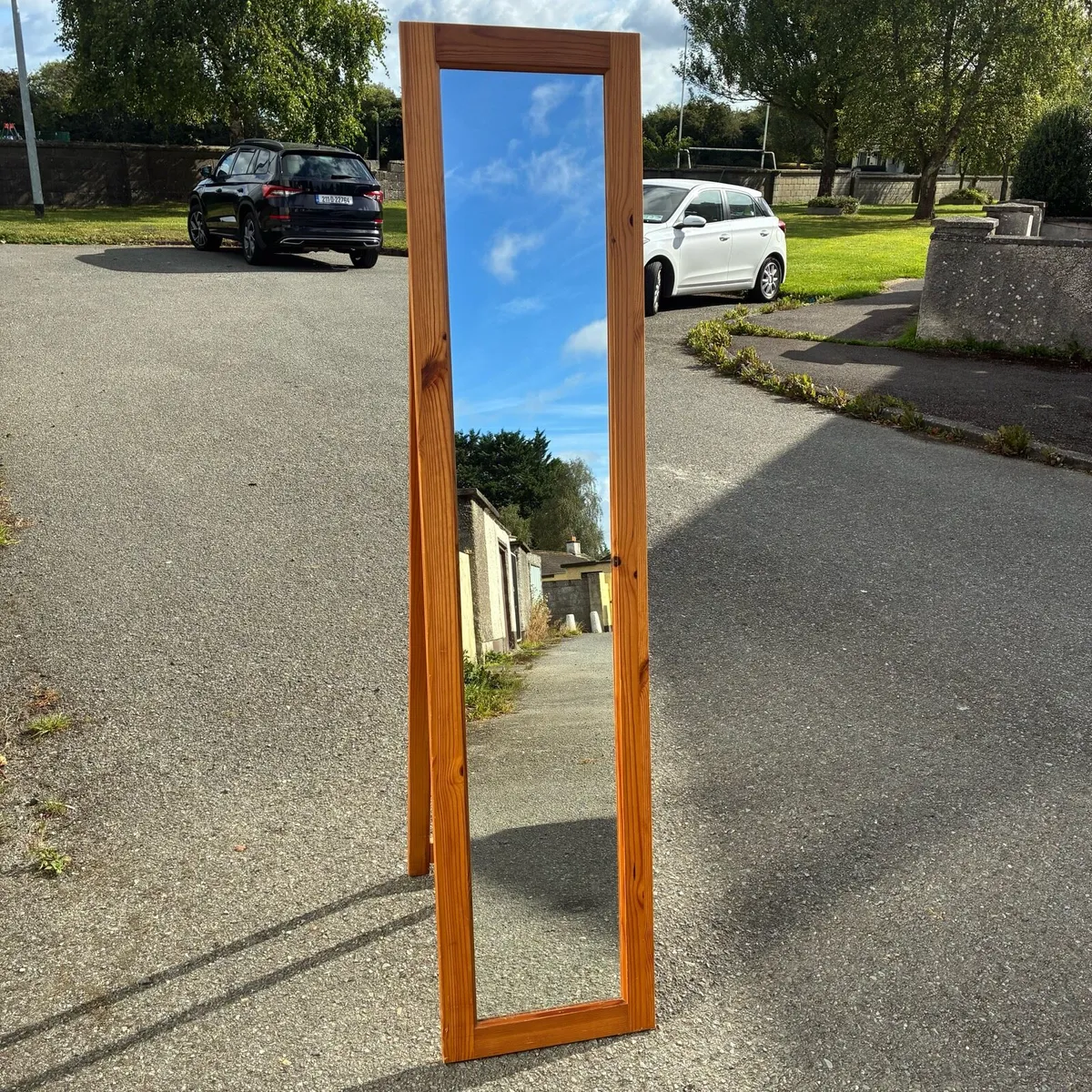 Solid Pine Free standing Mirror - Image 1