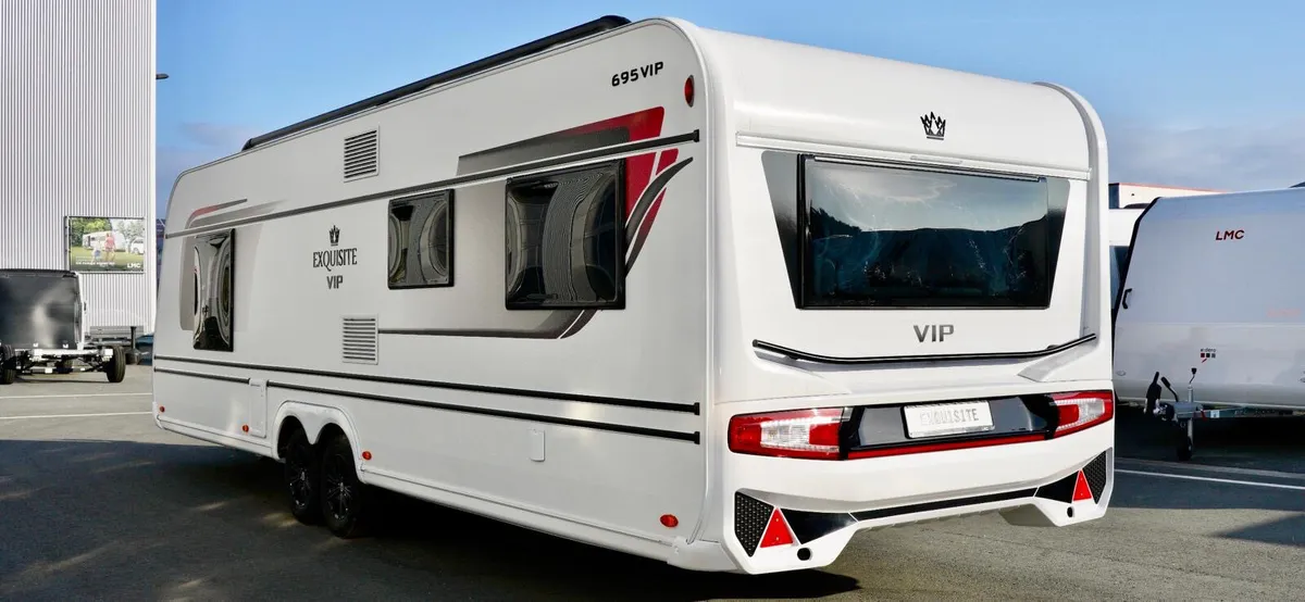 NEW 2026 LMC 655/695 RED EDITION LUX CARAVAN - Image 2