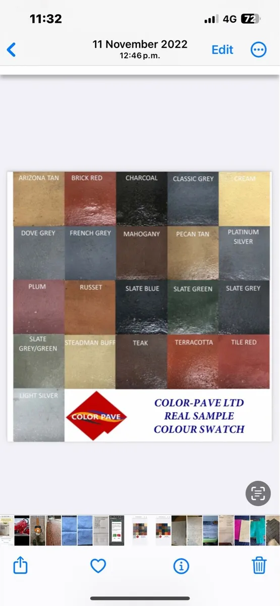 Coloured imprinted concrete - Image 4