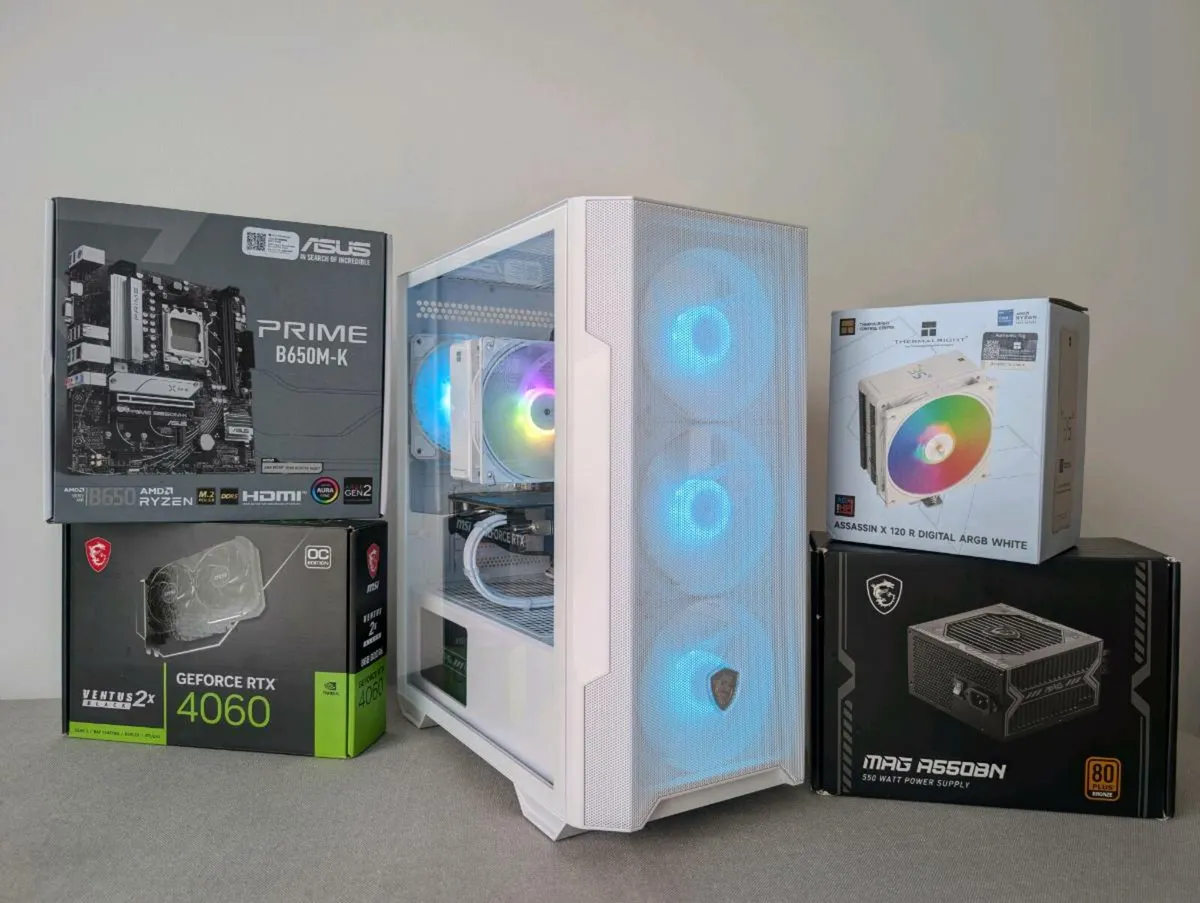 New AMD AM5 Gaming PC | RTX 4060 | Corsair 32GB Ra - Image 1