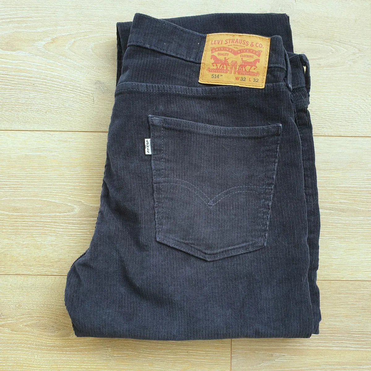 Levi's 514 navy cords W32 L32 - Image 1