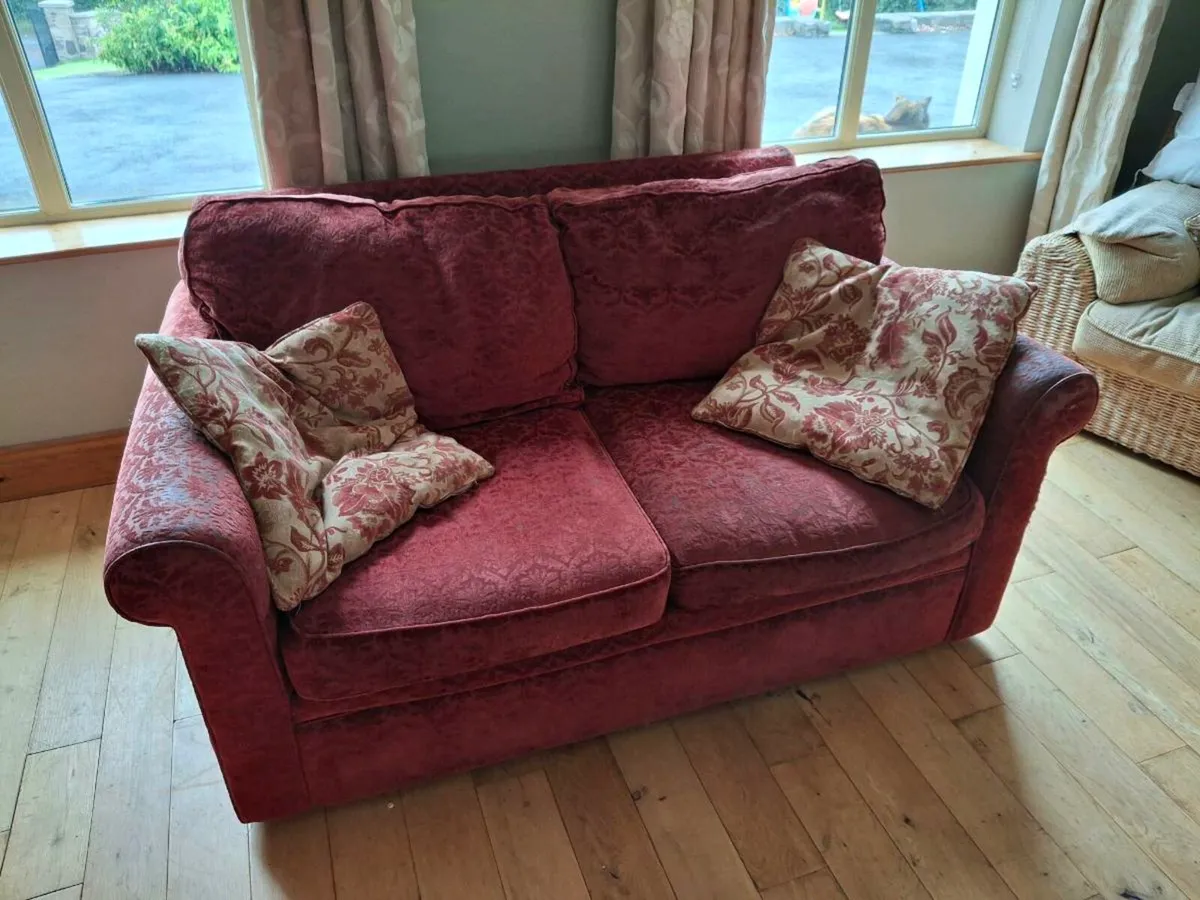 2 seater sofa / couch and armchair - Image 1