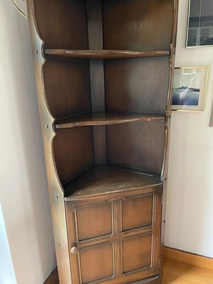 Ercol Table & Chairs & Corner Unit - Image 2