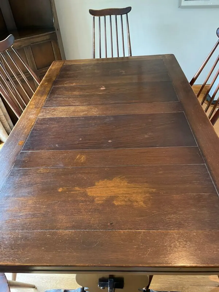 Ercol Table & Chairs & Corner Unit - Image 3