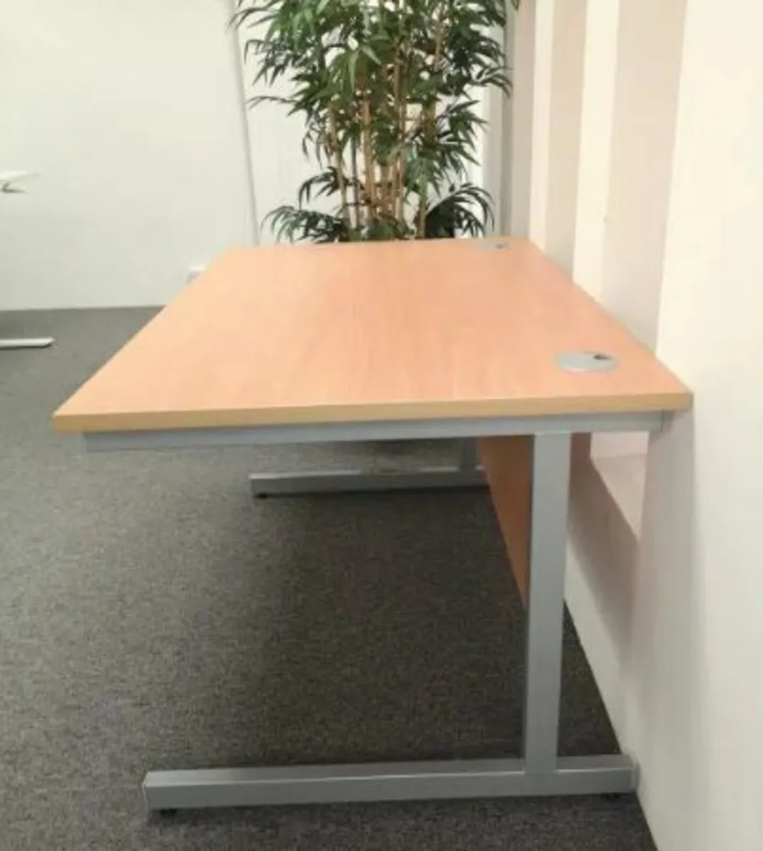 1200 x 800 Beech Desk - Image 2