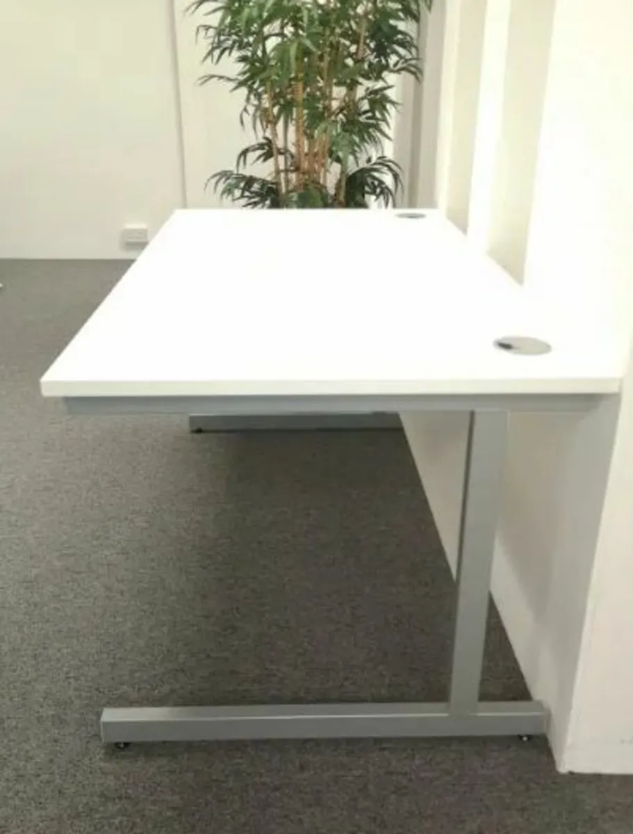 1200 x 800 White Desk - Image 2