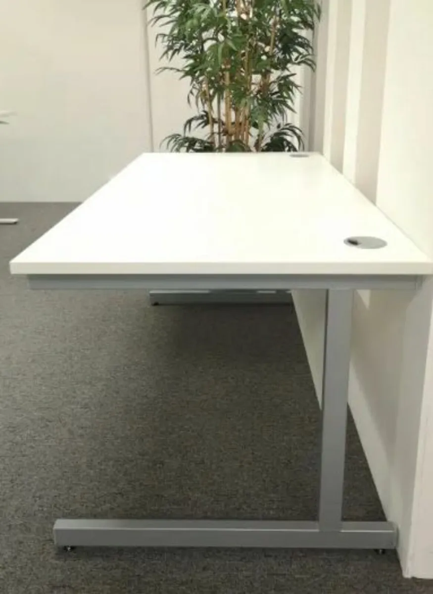 1400 X 800 White Desk - Image 2