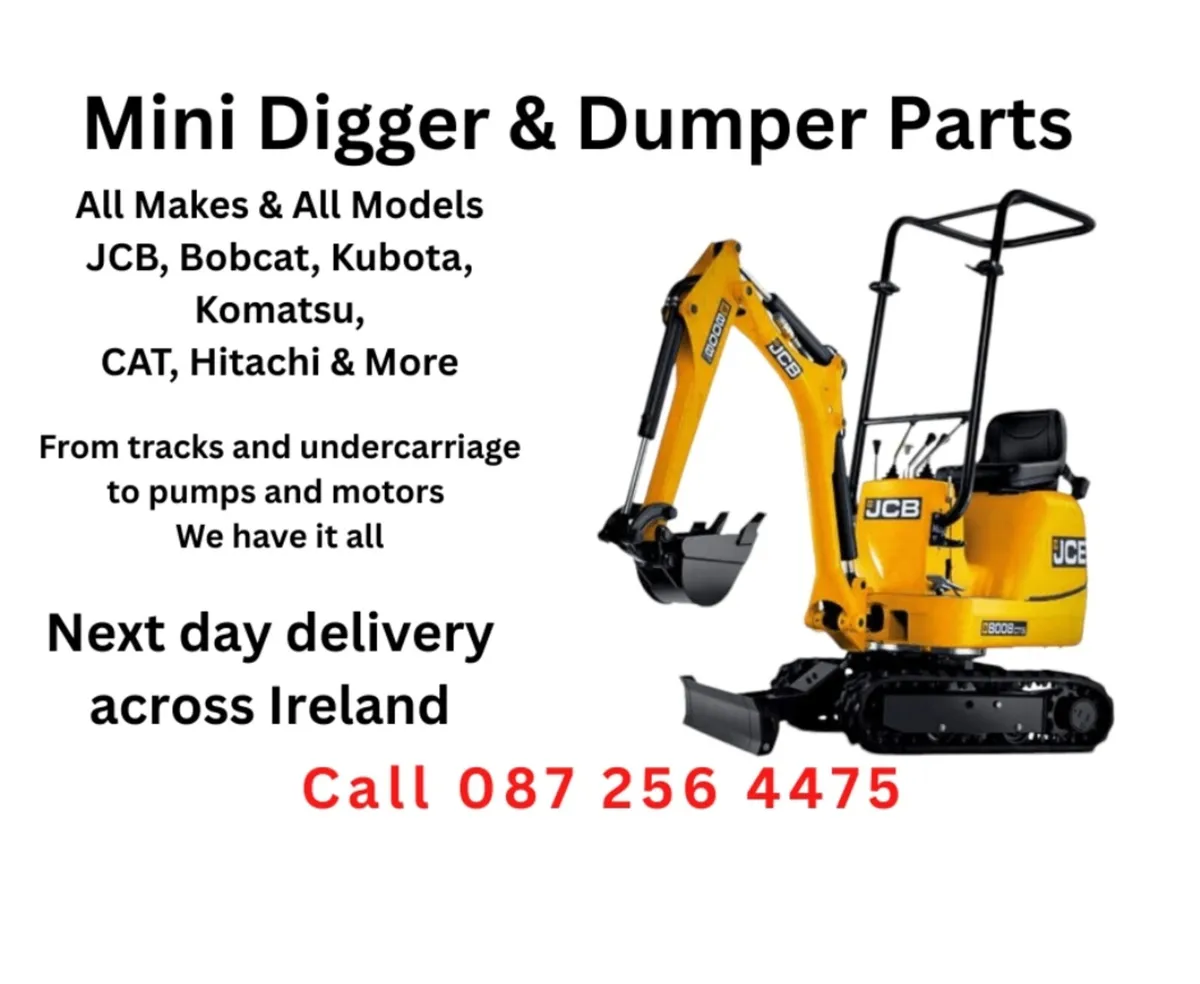Mini digger and dumper parts - Image 1
