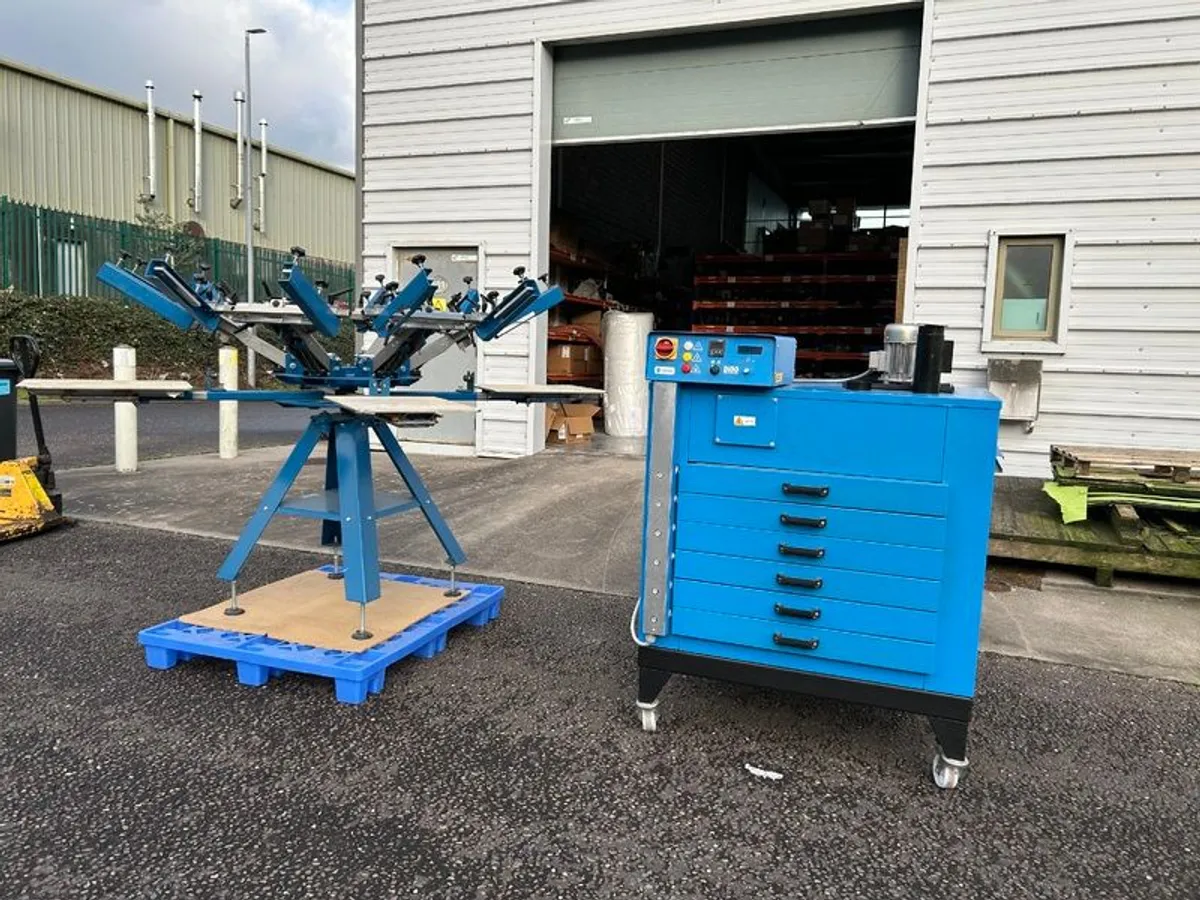 6 Colour Screen Printing Carousel & Dryer - Image 2